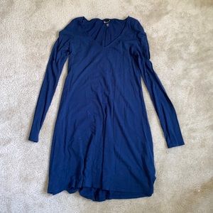 Express navy blue dress
